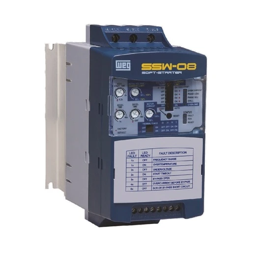 WEG SSW08 0412 T5 SH2Z – 220 kW / 412 A Trifaze Soft Starter