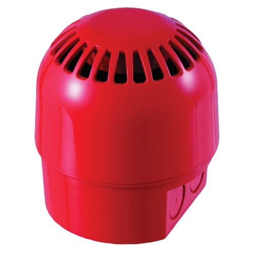 Kidde Aritech AS2364 Adresli Loop Beslemeli Siren, Çok Tonlu, Derin Taban, IP65 (Kırmızı)