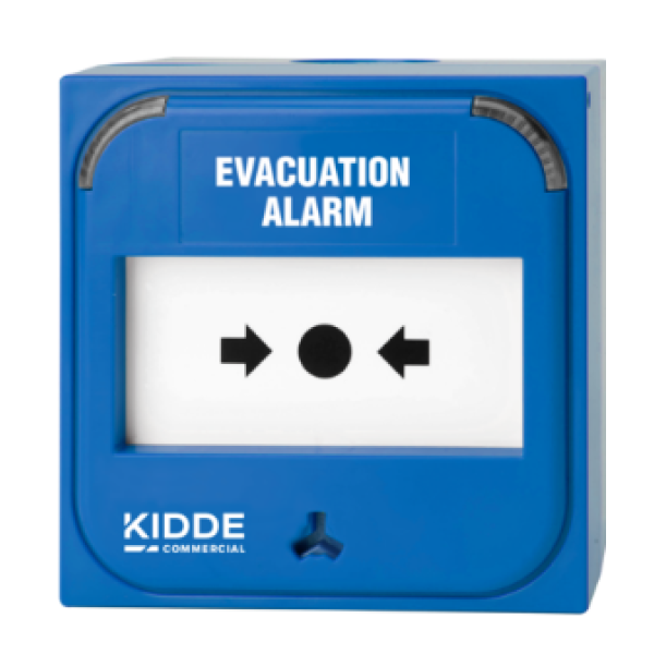 Kidde Excellence KE-DM3010US99 Adresli Yangın İhbar Butonu (Evakuasyon Alarmı) – Mavi