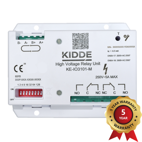 Kidde Excellence KE-IO3101-M Adresli Şebeke Anahtarlama Çıkış Modülü (İzolatörlü) / Mains Switching Output