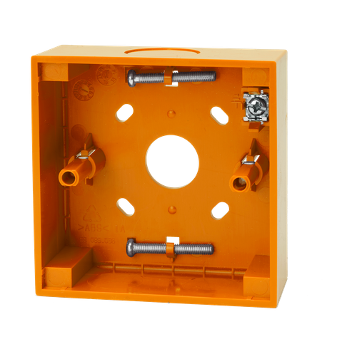 Kidde N-MC-BB-O Manuel Yangın İhbar Butonu Sıva Üstü Montaj Kutusu (Back Box) – Turuncu