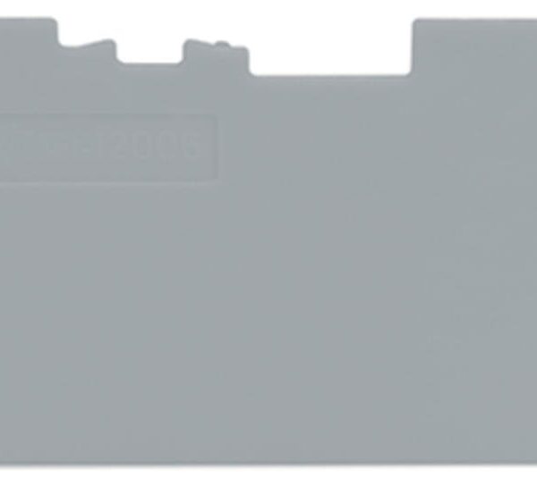 WAGO 2006-1291 6 mm Gri Sonlandırma Kapağı (1 mm Kalınlık)